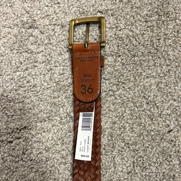 Lucky Brand Brown Braided Belt - Picture 4 of 4
